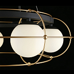 Люстра подвесная круглая с белыми плафонами Martin варинант исполнения - 4 | Loft Concept в Краснодаре