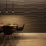 Гипсовая 3D Панель M-07 варинант исполнения - 1 | Loft Concept в Краснодаре