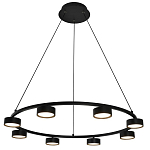 Люстра подвесная круглая черная Black Light Fixtures варинант исполнения - 1 | Loft Concept в Краснодаре