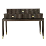 Премиальная Консоль с тремя ящиками Elsa Dreams Walnut варинант исполнения - 4 | Loft Concept в Краснодаре