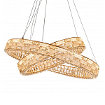 Люстра на 2 кольца с текстурной огранкой Reflection of Reality варинант исполнения - 2 | Loft Concept в Краснодаре