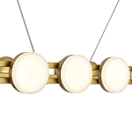 Люстра овальная с круглыми светодиодными источниками света Maxine Light варинант исполнения - 6 | Loft Concept в Краснодаре