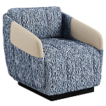 Дизайнерское Кресло William с кожаными подлокотниками  варинант исполнения - 1 | Loft Concept в Краснодаре