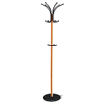 Вешалка с круглым основанием и черными металлическими крючками Industrial Metal Rust варинант исполнения - 1 | Loft Concept в Краснодаре