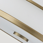 Потолочный светильник с белым матовым абажуром в металлическом каркасе Feiss варинант исполнения - 4 | Loft Concept в Краснодаре