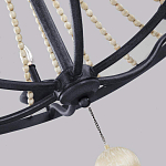 Люстра с 6-ю лампами и кремовыми деревянными бусинами Feiss варинант исполнения - 4 | Loft Concept в Краснодаре