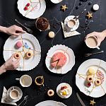 Десертная тарелка Seletti Kintsugi варинант исполнения - 3 | Loft Concept в Краснодаре