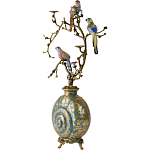 Бронзовый подсвечник Птичий рай Flora варинант исполнения - 4 | Loft Concept в Краснодаре
