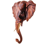 Панно из дерева голова слона Panel With Animals 30 варинант исполнения - 2 | Loft Concept в Краснодаре