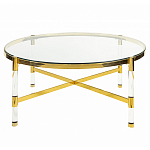 Кофейный столик со столешницей из стекла Crossy варинант исполнения - 1 | Loft Concept в Краснодаре