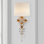 Бра с цветочным основанием и тканевым абажуром Tugella Flower Lamp варинант исполнения - 2 | Loft Concept в Краснодаре