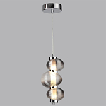 Подвесной светильник с 3-мя рифлеными стеклянными шарами Marcelh Light варинант исполнения - 8 | Loft Concept в Краснодаре