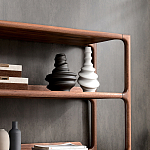 Стеллаж в гостиную для книг Moon Walnut Furniture варинант исполнения - 6 | Loft Concept в Краснодаре