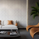 Гипсовая 3D панель с принтографией PM-18 варинант исполнения - 1 | Loft Concept в Краснодаре