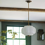 Подвесной светильник с абажуром из молочного стекла Vintage Charm варинант исполнения - 3 | Loft Concept в Краснодаре