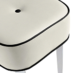 Квадратный мягкий пуф на белых ножках Winton Pouf Square варинант исполнения - 22 | Loft Concept в Краснодаре