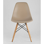 Пластиковый стул на ножках из массива бука Eames Beige варинант исполнения - 4 | Loft Concept в Краснодаре