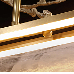 Люстра прямоугольная из фактурного стекла Chandelier Beam варинант исполнения - 9 | Loft Concept в Краснодаре