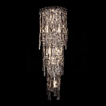 Бра с каскадом из прозрачного хрусталя и корпусом из металла цвета хром Constant Sparks варинант исполнения - 7 | Loft Concept в Краснодаре