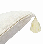 Подушка с цветочным принтом и кисточками Blooming Elegance Harper варинант исполнения - 3 | Loft Concept в Краснодаре