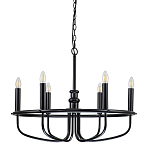 Люстра круглая с 6-ю лампами Kichler варинант исполнения - 1 | Loft Concept в Краснодаре