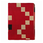 Плед хлопковый по мотивам башкирских орнаментов Ural and Siberian Patterns варинант исполнения - 5 | Loft Concept в Краснодаре