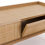 ТВ-тумба с плетеным декором Buckley Wicker TV Stand варинант исполнения - 4 | Loft Concept в Краснодаре