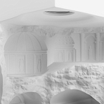 Встраиваемый в стену гипсовый светильник под покраску в античном стиле Antiquity Athena варинант исполнения - 10 | Loft Concept в Краснодаре