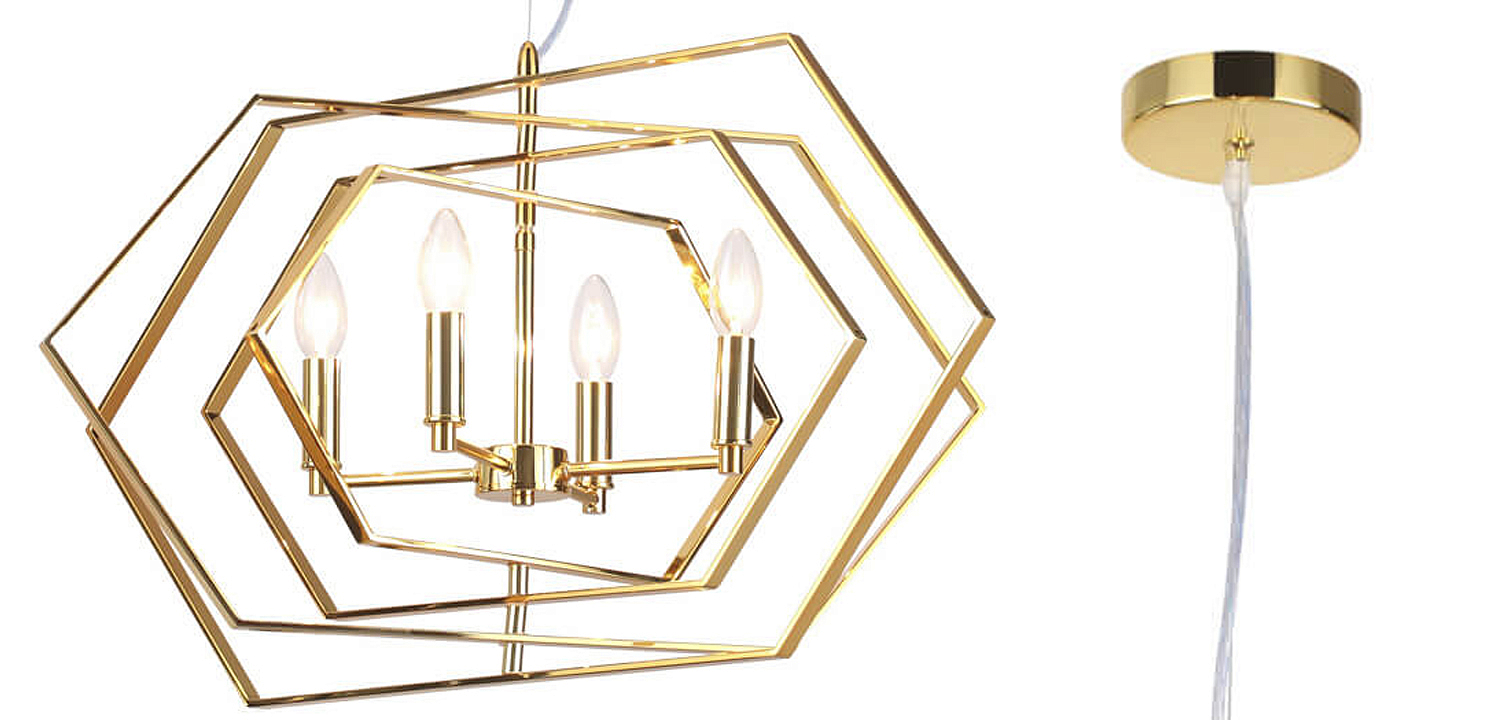 Люстра Damaris Chandelier gold Люстра Damaris Chandelier gold - Loft-Concept в Краснодаре