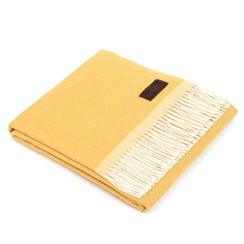 Плед SARA 7000 Marzotto Желтый в Краснодаре | Loft Concept 