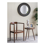 Зеркало круглое с текстурированным дизайном рамы Helios варинант исполнения - 5 | Loft Concept в Краснодаре