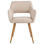 Стул в рогожке бежевого цвета NEASAN STOOL варинант исполнения - 2 | Loft Concept в Краснодаре