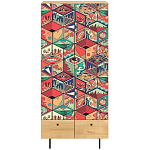 Шкаф с принтом Dominoes варинант исполнения - 2 | Loft Concept в Краснодаре