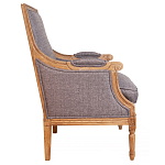 Кресло William Classical Armchair grey flax варинант исполнения - 1 | Loft Concept в Краснодаре