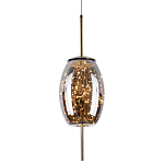 Подвесной светильник с гирляндой внутри стеклянного плафона Garland Glass Hanging Lamp варинант исполнения - 1 | Loft Concept в Краснодаре