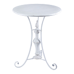 Столик белый кованный в прованском стиле Vaucluse варинант исполнения - 1 | Loft Concept в Краснодаре