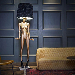 Лампа MANNEQUIN LAMP с абажуром модельный позинг варинант исполнения - 2 | Loft Concept в Краснодаре