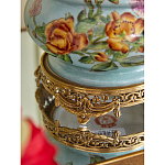 Ваза с птичкой из фарфора с бронзовыми элементами Garden of Eden варинант исполнения - 10 | Loft Concept в Краснодаре