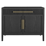 Буфет Primo с двумя ящиками и двумя фасадами Черный дуб варинант исполнения - 1 | Loft Concept в Краснодаре