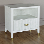 Прикроватная тумбочка с полкой Elsa Dreams White варинант исполнения - 1 | Loft Concept в Краснодаре