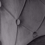 Стул в серой велюровой обивке Ward Grey Velour Chair варинант исполнения - 6 | Loft Concept в Краснодаре