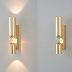 Бра цилиндрической формы из металла с поворотным плафоном Light maker studio варинант исполнения - 7 | Loft Concept в Краснодаре