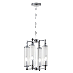 Люстра 4-мя прозрачными цилиндрическими плафонами Jeanette варинант исполнения - 3 | Loft Concept в Краснодаре