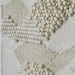 Панно из шерсти и хлопка с узором Beige Calista Serene варинант исполнения - 7 | Loft Concept в Краснодаре