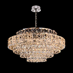 Люстра хрустальная в неоклассическом стиле на серебристом каркасе Majesty варинант исполнения - 5 | Loft Concept в Краснодаре