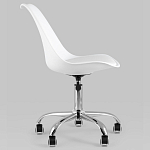 Офисный стул на металлическом основании EGGERY White варинант исполнения - 3 | Loft Concept в Краснодаре