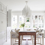 Люстра белая с несколькими ярусами деревянных палочек Bright Wooden Chandelier варинант исполнения - 7 | Loft Concept в Краснодаре