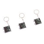 Зеркало брелок складное двухстороннее из натурального камня Серафинит Stone Mirrors варинант исполнения - 8 | Loft Concept в Краснодаре