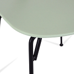 Стул на металлических ножках Travis Chair Green варинант исполнения - 5 | Loft Concept в Краснодаре