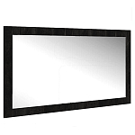 Зеркало настенное прямоугольное цвета угольный камень Stone Effect варинант исполнения - 1 | Loft Concept в Краснодаре